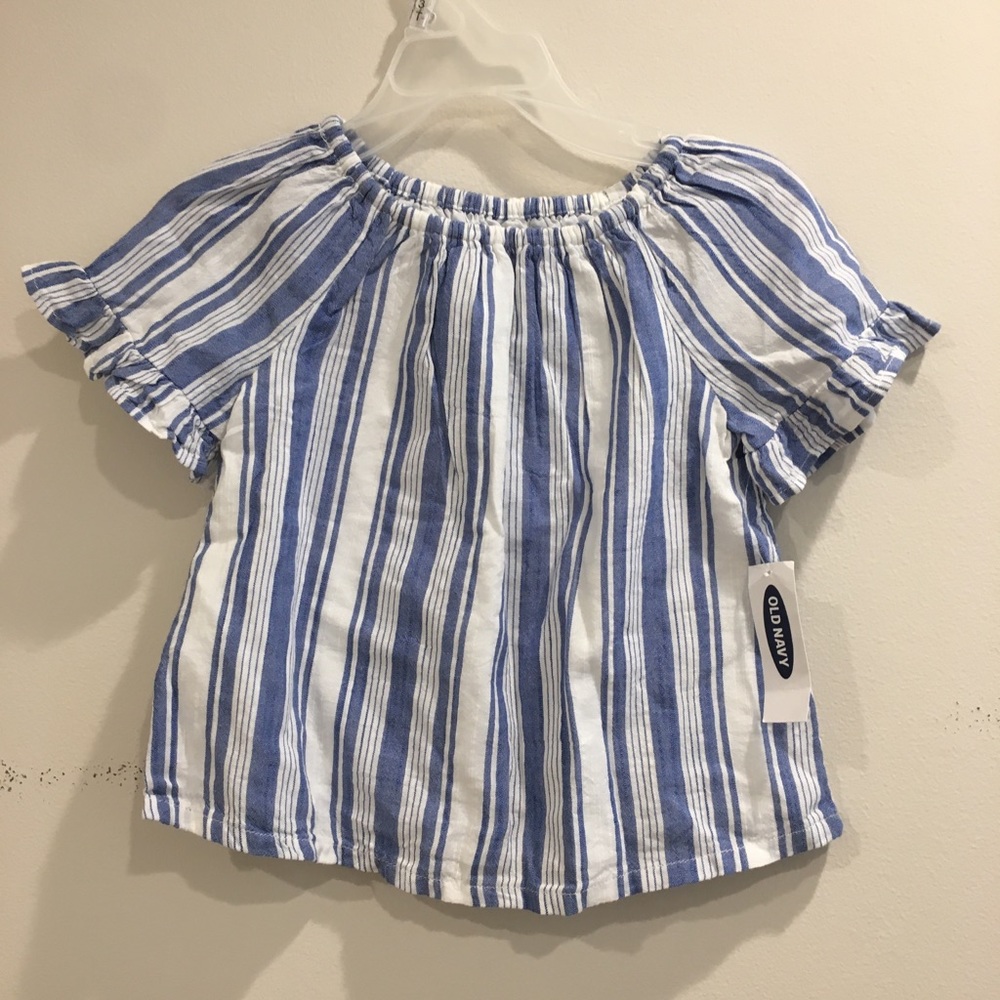 Old navy girls striped top